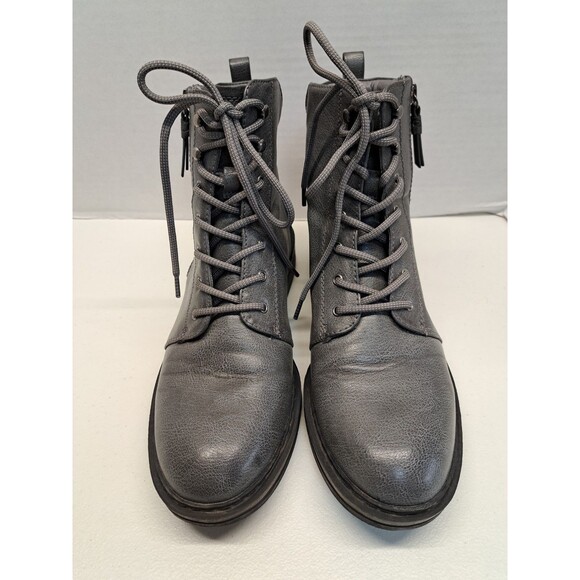 Shoes - Baretraps Women's Amy Sue Gray Combat Boots 9.5M